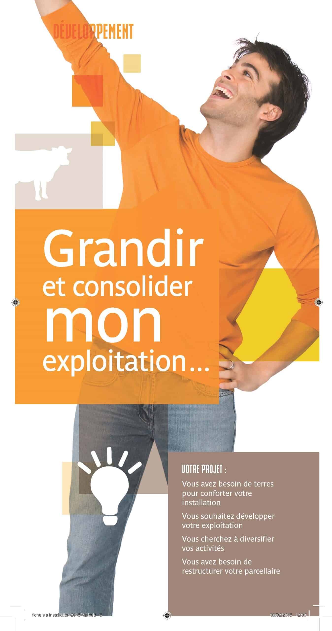 infographie "grandir et consolider mon exploitation"