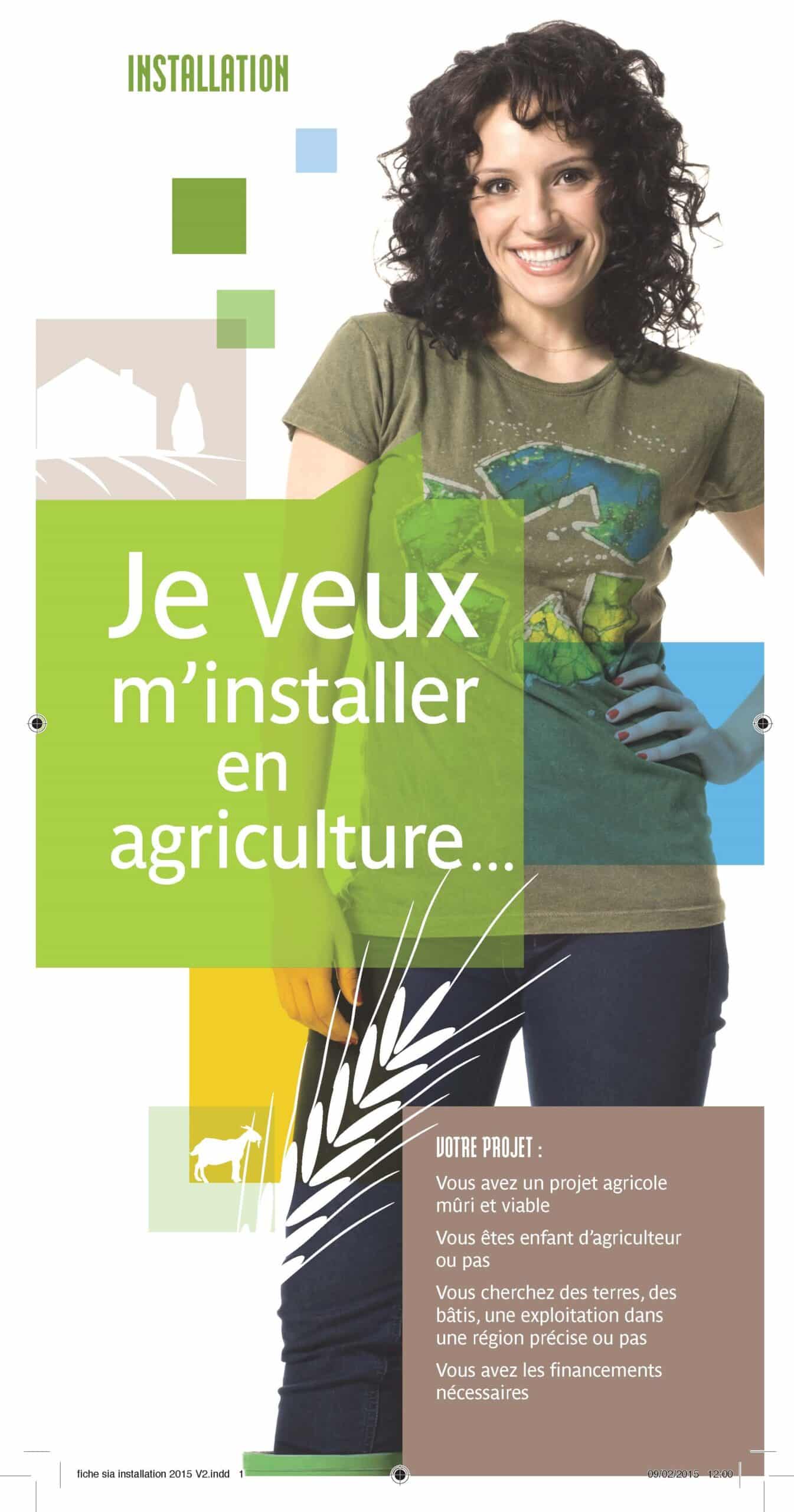 SAFER ID FRANCE - JE VEUX M'INSTALLER EN AGRICULTURE
