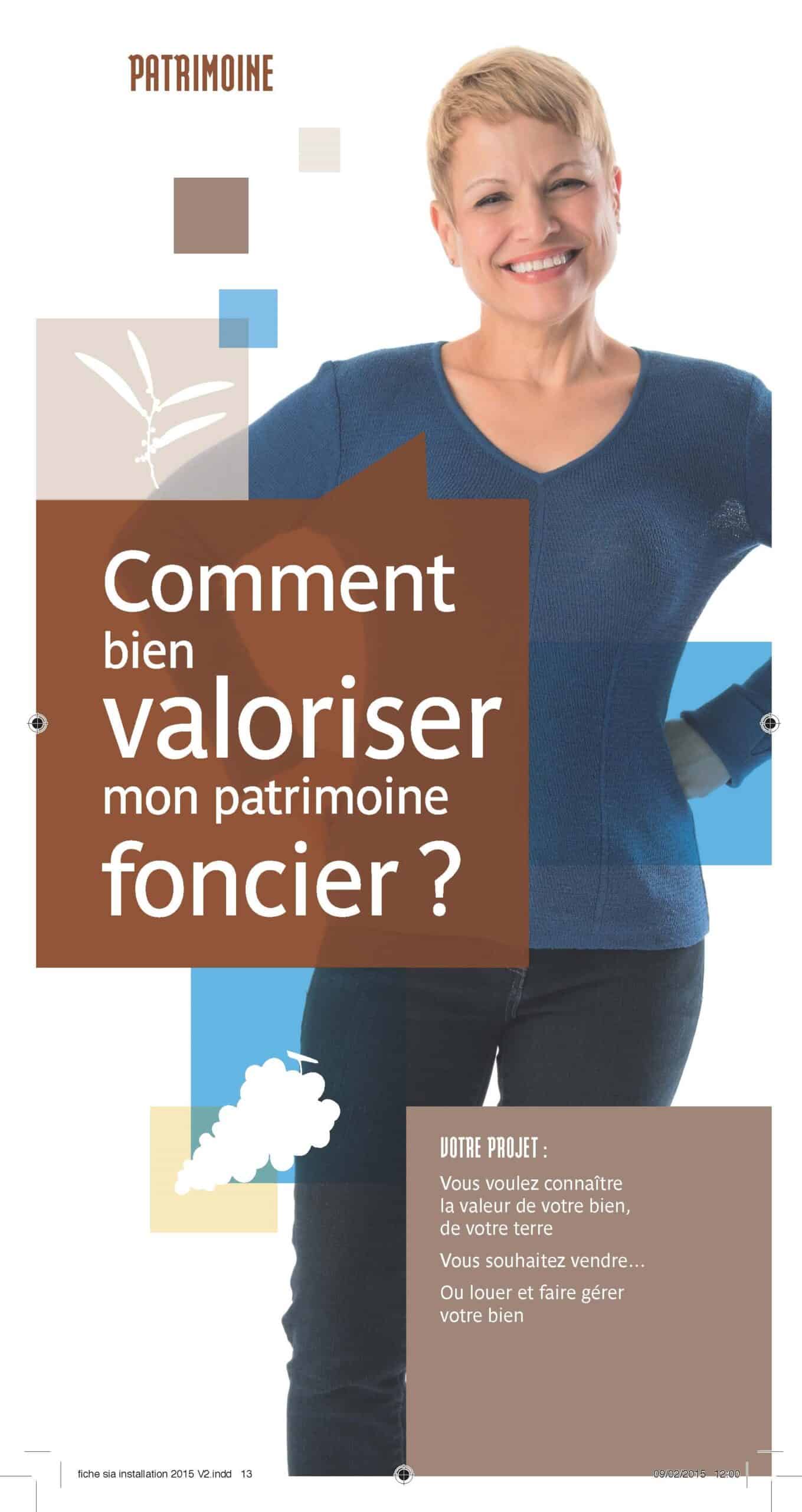 infographie "comment bien valoriser mon patrimoine foncier"