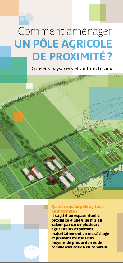 Infographie "comment aménager un pôle agricole de proximité"