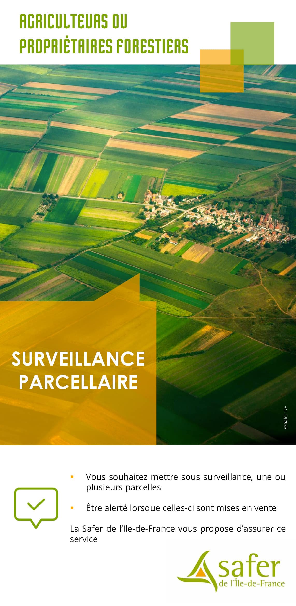 Plaquette : Surveillance parcellaire